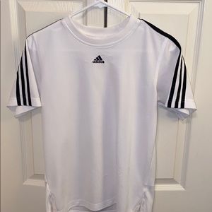 Black and white Adidas shirt